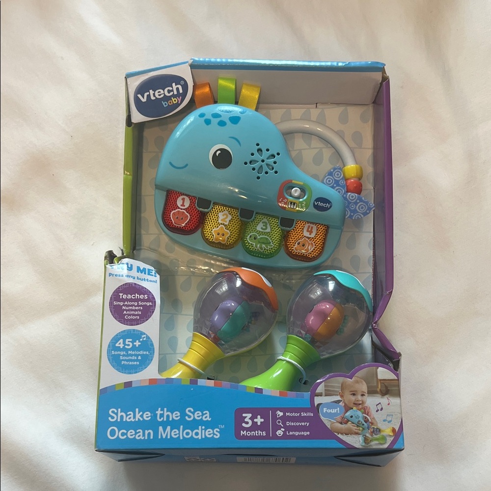 VTech Shake the Sea Ocean Melodies Toy - Blue and Multicolor
